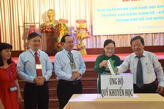 Ông Phan Văn Thanh Cần làm Chủ tịch Hội khuyến học Trường CĐ Kinh tế – Kỹ thuật TP.Hồ Chí Minh