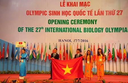 Khai mạc Olympic Sinh học quốc tế tại Hà Nội