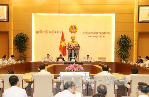 Khai mạc Phiên họp thứ 10 Ủy ban Thường vụ Quốc hội khóa XIV