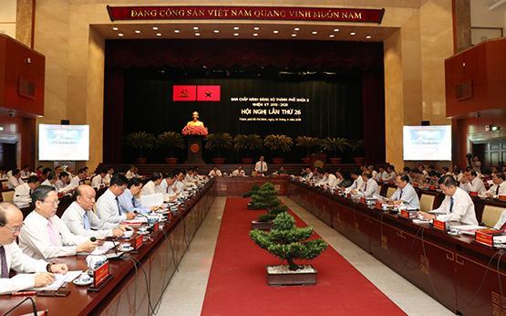 Khai mạc Hội nghị lần thứ 26 Ban Chấp hành Đảng bộ TP.HCM