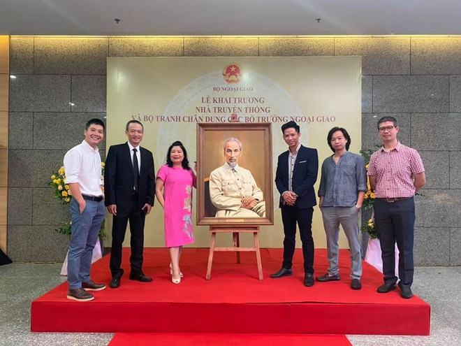 Khai trương bộ tranh chân dung các Bộ trưởng Ngoại giao Việt Nam qua các thời kỳ - ảnh 5