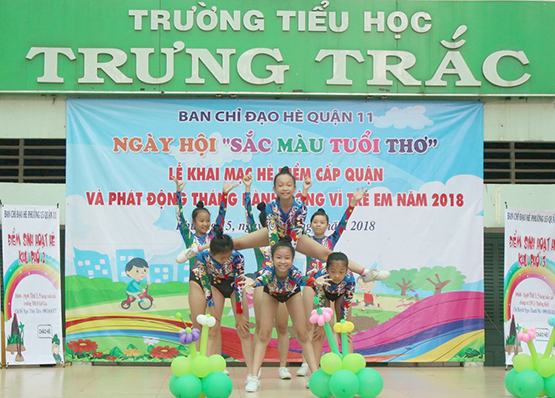 Hơn 400 học sinh dự Ngày hội sắc màu tuổi thơ