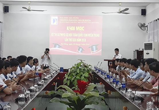 Khai mạc Olympic cơ học toàn quốc 2018 cụm các trường miền Trung