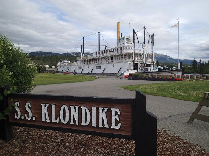 SS Klondike, một trong những con tàu hơi nước cuối cùng trên sông Yukon - Ảnh: wordpress