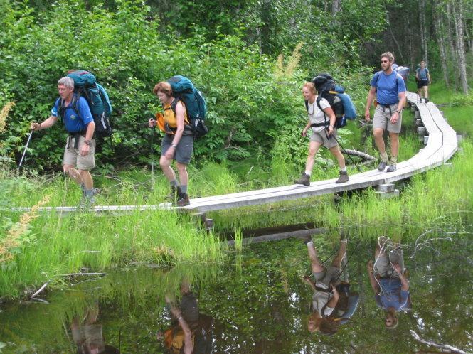 Du khách tham gia hành trình Chilkoot Trail - Ảnh: summitpost