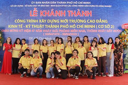 Trường CĐ Kinh tế – Kỹ thuật TP.HCM khánh thành cơ sở 2