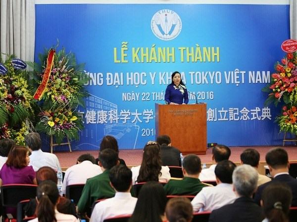 Khánh thành Đại học Y khoa Tokyo Việt Nam, tuyển sinh năm học 2016