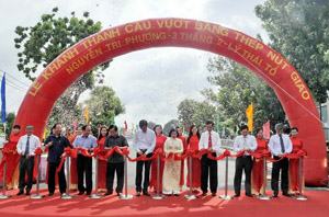 Khánh thành nhiều công trình giao thông trọng điểm