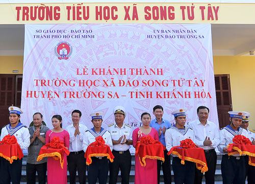 Khánh thành Trường Tiểu học xã Song Tử Tây, huyện Trường Sa