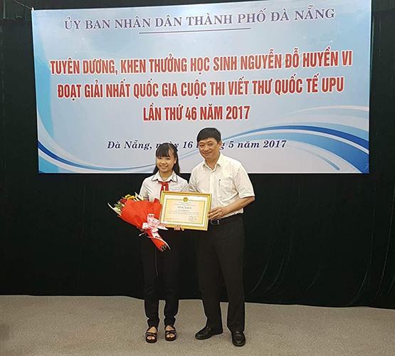 Đà Nẵng: Khen thưởng 35 học sinh giỏi quốc gia