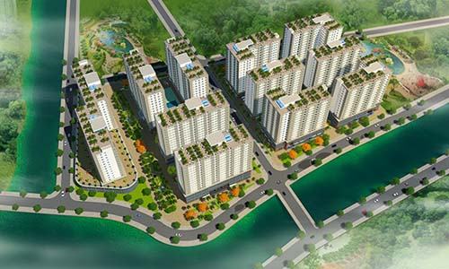 Phối cảnh dự án nhà ở xã hội HQC Tây Ninh