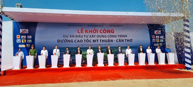 Khởi công xây dựng tuyến cao tốc Mỹ Thuận – Cần Thơ