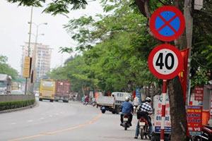 Không còn biển báo dưới 40km/h