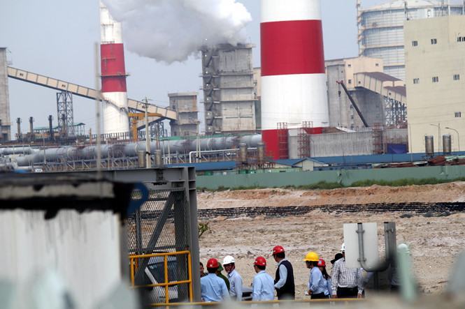 Ngành chức năng thanh tra Công ty Formosa Hà Tĩnh /// Ảnh: Nguyễn Dũng