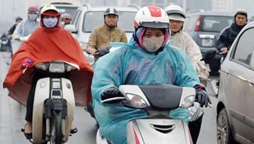 Không khí lạnh đổ bộ, miền Bắc có mưa rét