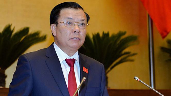 Bộ trưởng Bộ Tài chính Đinh Tiến Dũng /// Ảnh Ngọc Thắng