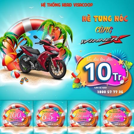 Hè đến, HEAD Visacoop tung nhiều quà tặng