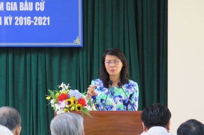 Phó chủ tịch UBND TP Nguyễn Thị Thu /// Trung Hiếu