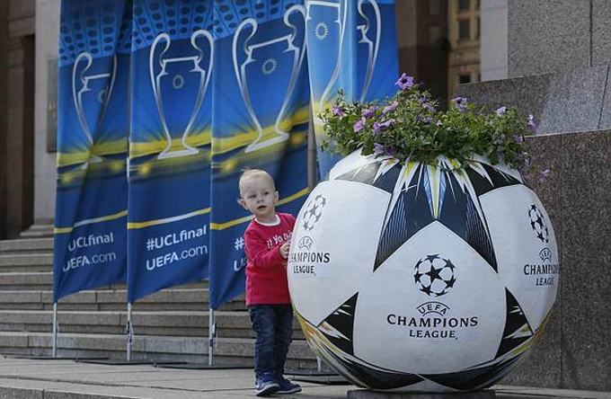 Kiev bận rộn chuẩn bị cho chung kết Champions League