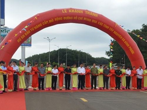Khánh thành Dự án đường Hồ Chí Minh qua Tây Nguyên, Bình Phước