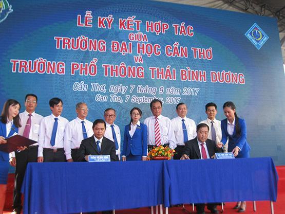 Trường phổ thông Thái Bình Dương hợp tác với ĐH Cần Thơ