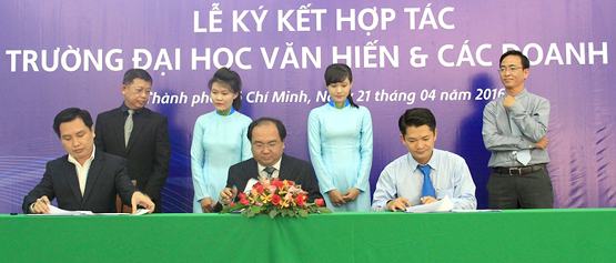24 doanh nghiệp hợp tác đào tạo với Trường ĐH Văn Hiến