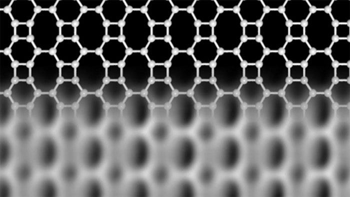 Mạng lưới carbon mới tương tự như graphene nhưng có cấu trúc vi mô phức tạp hơn nhiều.