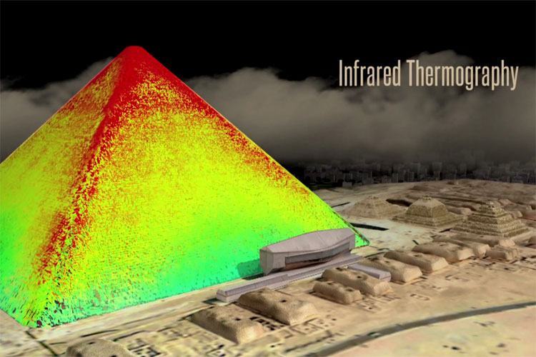 Lần đầu tiên, hình ảnh 3D về cấu trúc bên trong kim tự tháp được tiết lộ