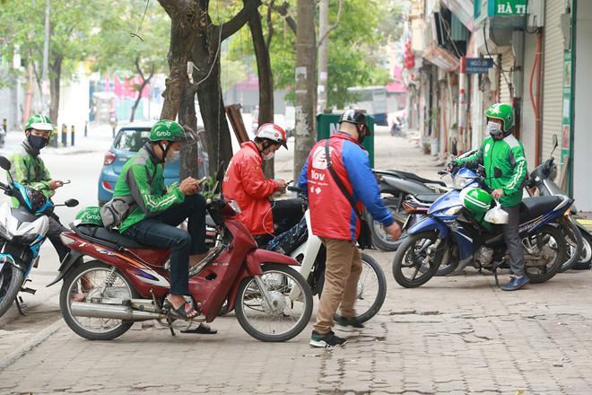 Lái xe công nghệ là một trong những đối tượng được hỗ trợ 1 triệu đồng/tháng từ gói an sinh xã hội 	 /// Ảnh: Ngọc Thắng