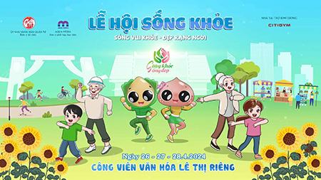 TP.HCM: Lễ hội sống khỏe sắp được tổ chức tại quận 10