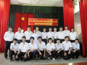Lễ ra quân đội tuyển TP.HCM thi học sinh giỏi cấp quốc gia năm 2012