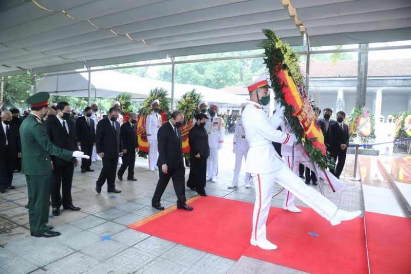 Lễ viếng nguyên Tổng bí thư Lê Khả Phiêu - ảnh 9