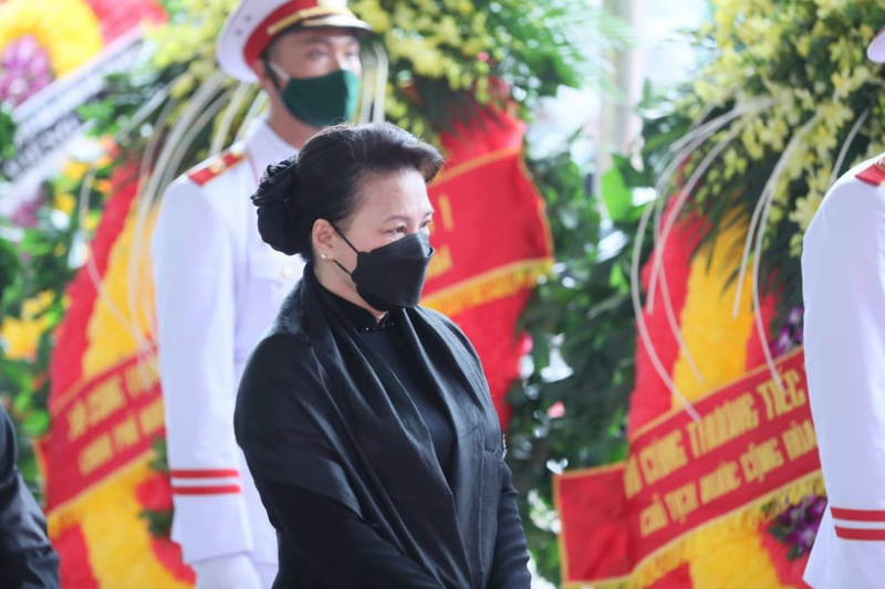 Lễ viếng nguyên Tổng bí thư Lê Khả Phiêu - ảnh 12