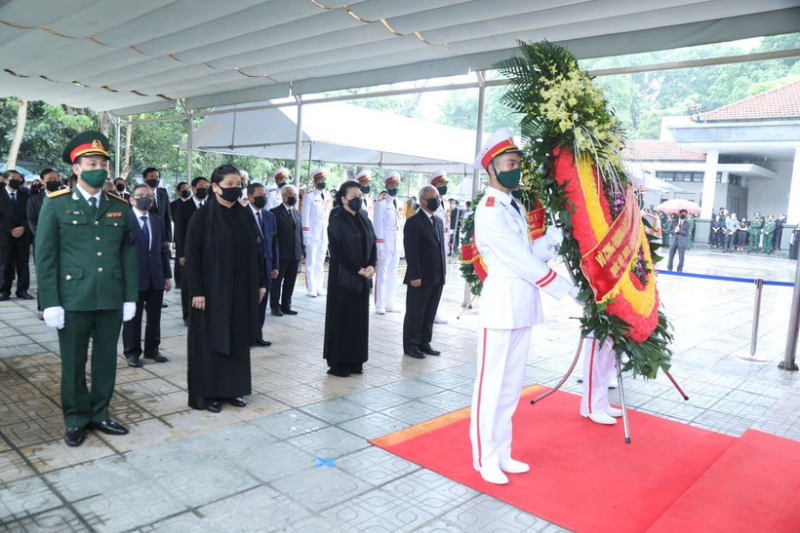 Lễ viếng nguyên Tổng bí thư Lê Khả Phiêu - ảnh 13