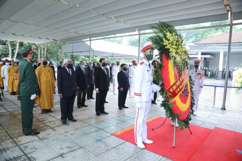 Lễ viếng nguyên Tổng bí thư Lê Khả Phiêu - ảnh 15