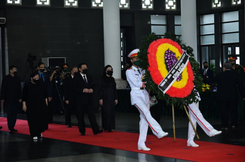 Lễ viếng nguyên Tổng bí thư Lê Khả Phiêu - ảnh 18