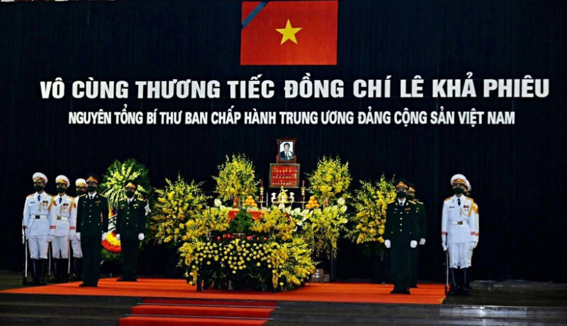 Lễ viếng nguyên Tổng bí thư Lê Khả Phiêu - ảnh 4