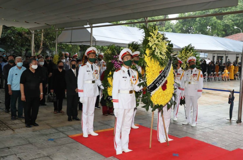 Lễ viếng nguyên Tổng bí thư Lê Khả Phiêu - ảnh 5