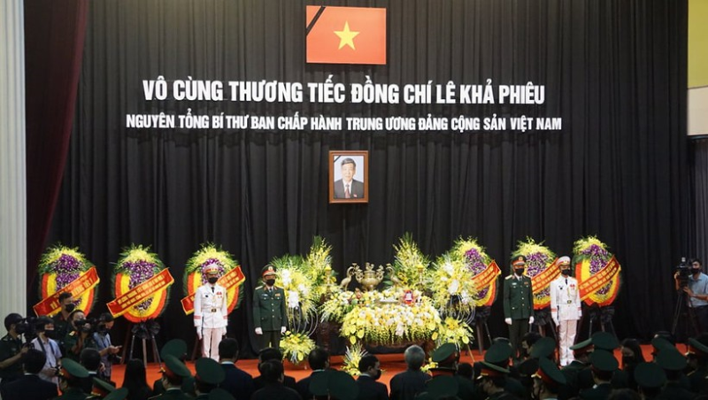Lễ viếng nguyên Tổng bí thư Lê Khả Phiêu - ảnh 7