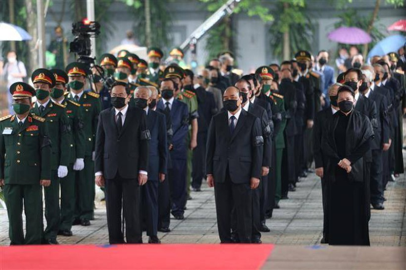 Lễ viếng nguyên Tổng bí thư Lê Khả Phiêu - ảnh 8