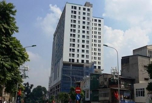 Cưỡng chế phần thi công sai tại công trình 8B Lê Trực