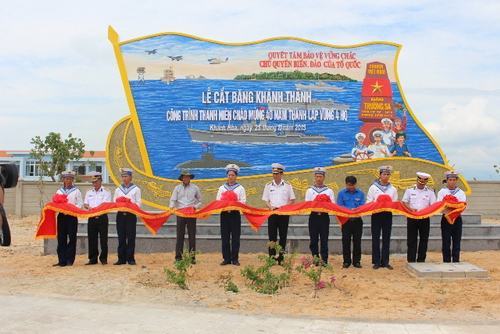 Khánh thành công trình thanh niên tặng Bộ Tư lệnh Vùng 4 Hải quân