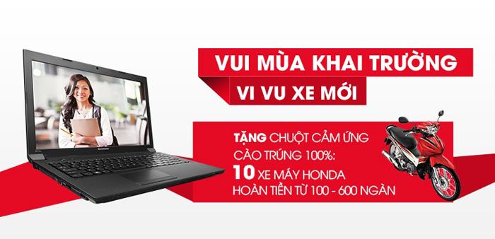 Khuyến mãi lớn mùa khai trường