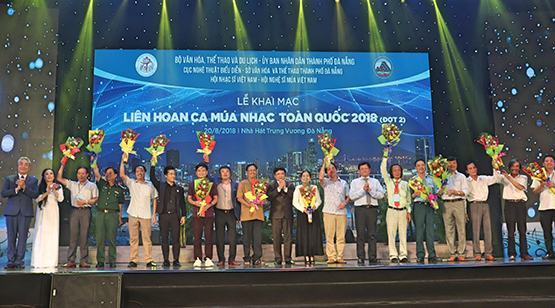 Khai mạc “Liên hoan Ca múa nhạc toàn quốc 2018”