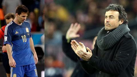 HLV Enrique hẳn đang mong ngày Messi chính thức chia tay ĐT Argentina