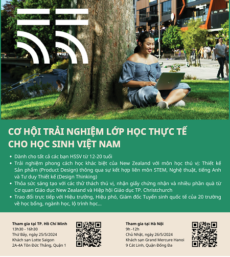 Trải nghiệm lớp học mô phỏng môi trường học thực tế tại New Zealand