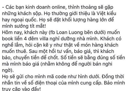 Lừa đảo tinh vi chiếm đoạt tiền người bán hàng online  - ảnh 1