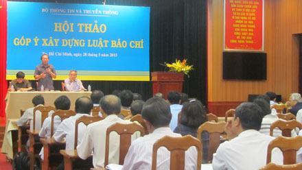 Luật Báo chí sẽ được Quốc hội thông qua vào năm 2016