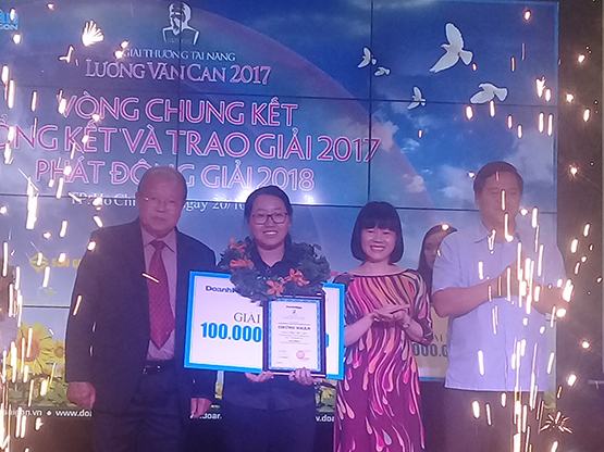 Trần Thị Huế giành quán quân Tài năng Lương Văn Can lần 7