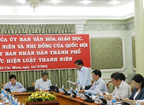 Tạo mọi điều kiện để thanh niên học tập, làm việc